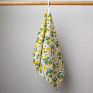 Набір махрових рушників Лимони 40х60 см 10шт 300г/м2 GM Textile (Салатовий)
