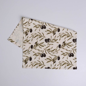 Махровий кухонний рушник Оливки 40х60 см 300г/м2 GM Textile (Бежевий)