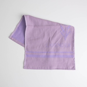 Рушник кухонний Lavender 30x50 см пестротканий 260 г/м2 100% бавовна (Бузково-ліловий)