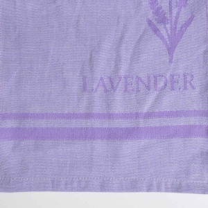 Рушник кухонний Lavender 30x50 см пестротканий 260 г/м2 100% бавовна (Сіро-лавандовий)