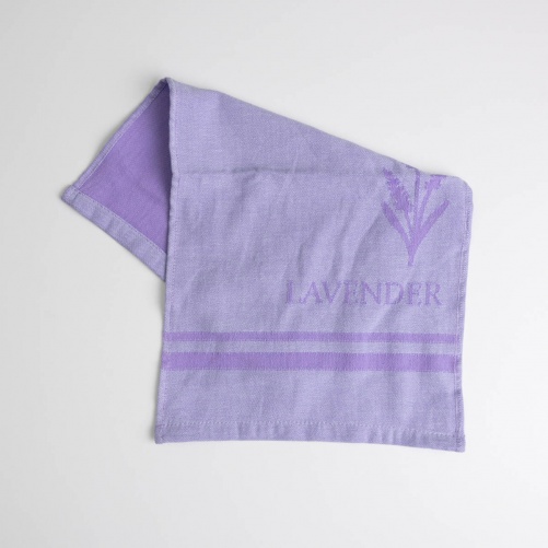 Полотенце кухонное Lavender 30x50 см пестротканое 260 г/м2 100% хлопок (Серо-лавандовый)