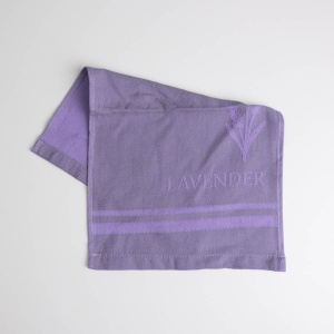 Рушник кухонний Lavender 30x50 см пестротканий 260 г/м2 100% бавовна (Темно-лавандовий)