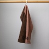 Набор кухонных махровых полотенец 2шт GM Textile 30x50см, 30x50см Совы 400г/м2 (Бежевый/Коричневый)