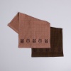 Набор кухонных махровых полотенец 2шт GM Textile 30x50см, 30x50см Совы 400г/м2 (Бежевый/Коричневый)