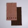 Набор кухонных махровых полотенец 2шт GM Textile 30x50см, 30x50см Совы 400г/м2 (Бежевый/Коричневый)