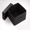 Короб з кришкою 30х30х30см для зберігання речей HY-Kr-black (Чорний)
