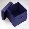 Короб з кришкою для зберігання речей HY-Kr-blue (Синій)
